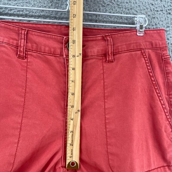 CAbi Pants Womens 10 Hutton Nantucket Red Skinny Jogger Ankle Stretch Pockets - Picture 10 of 13